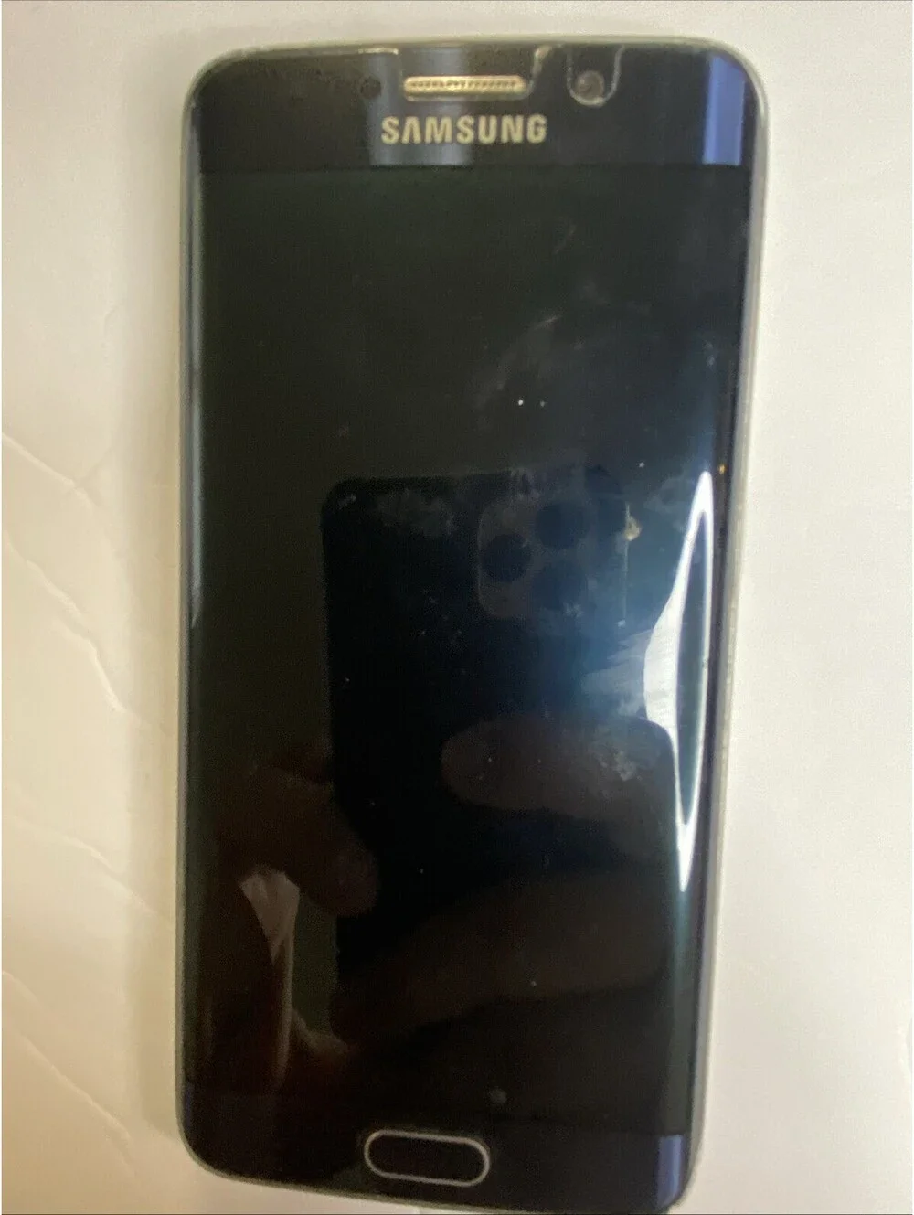 Samsung Galaxy S6 Edge 64 GB Black Sapphire - Unknown Carrier, Damaged, Untested